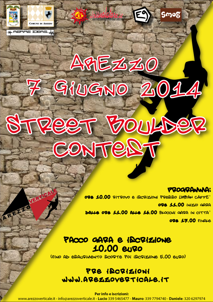 Arezzo Verticale Street Boulder 2014